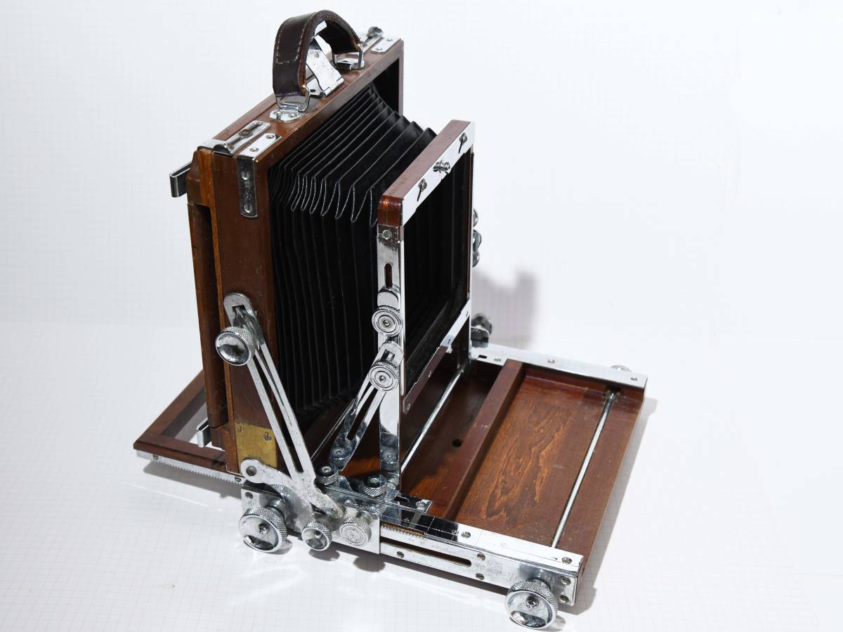 長岡製作所 4x5 木製カメラ 大判カメラ 木製 NAGAOKA 長岡製作所 Yahoo!オークション WOODY