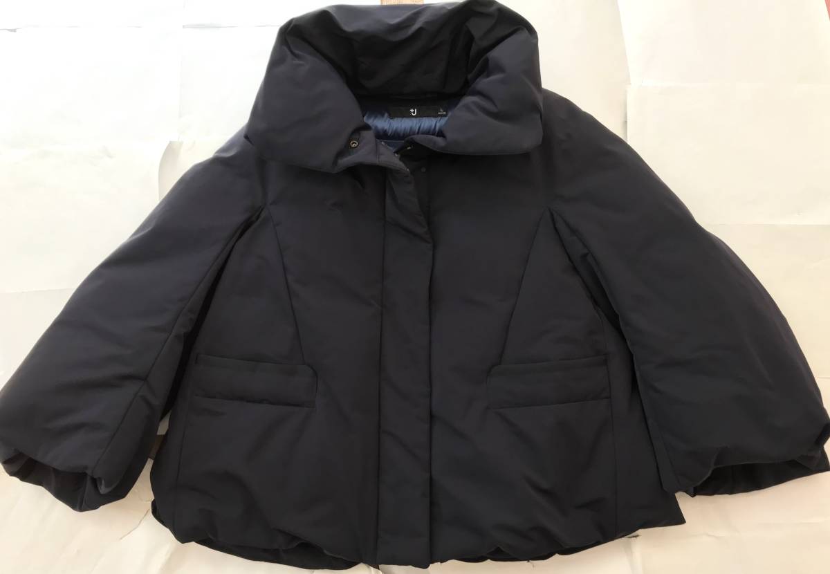 美品12,900円☆ユニクロ+J レディース☆ダウン90% 耐久撥水☆Uniqlo 