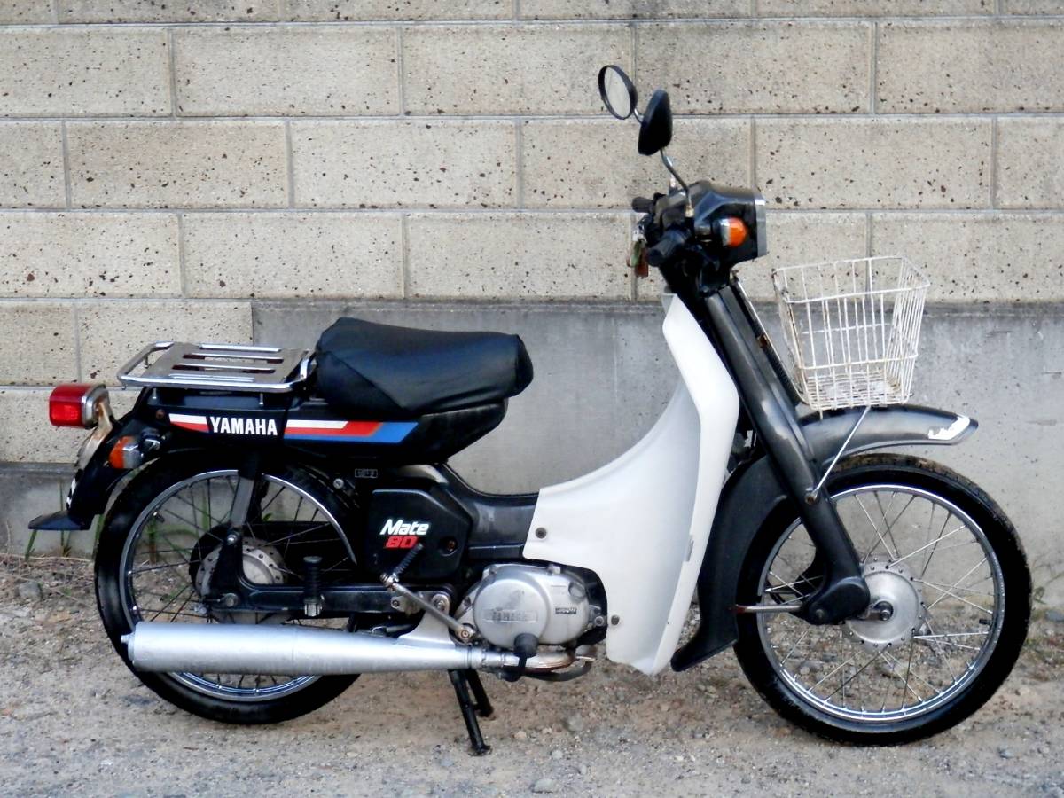 新品，大得価 2サイクル ヤマハ メイト80 V80 走行3561㎞(51cc-125cc)｜売買されたオークション情報、yahooの商品情報をアーカイブ公開 - オークファン 51cc-125cc