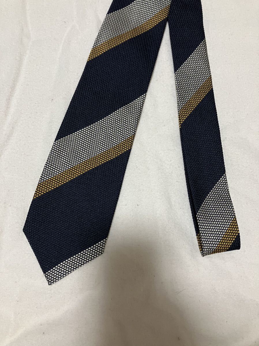 未使用 24SS Fumagalli フマガリ ストライプネクタイ 新品 fumagalli フマガッリ ストライプ ネクタイ ネイビー ネクタイ
