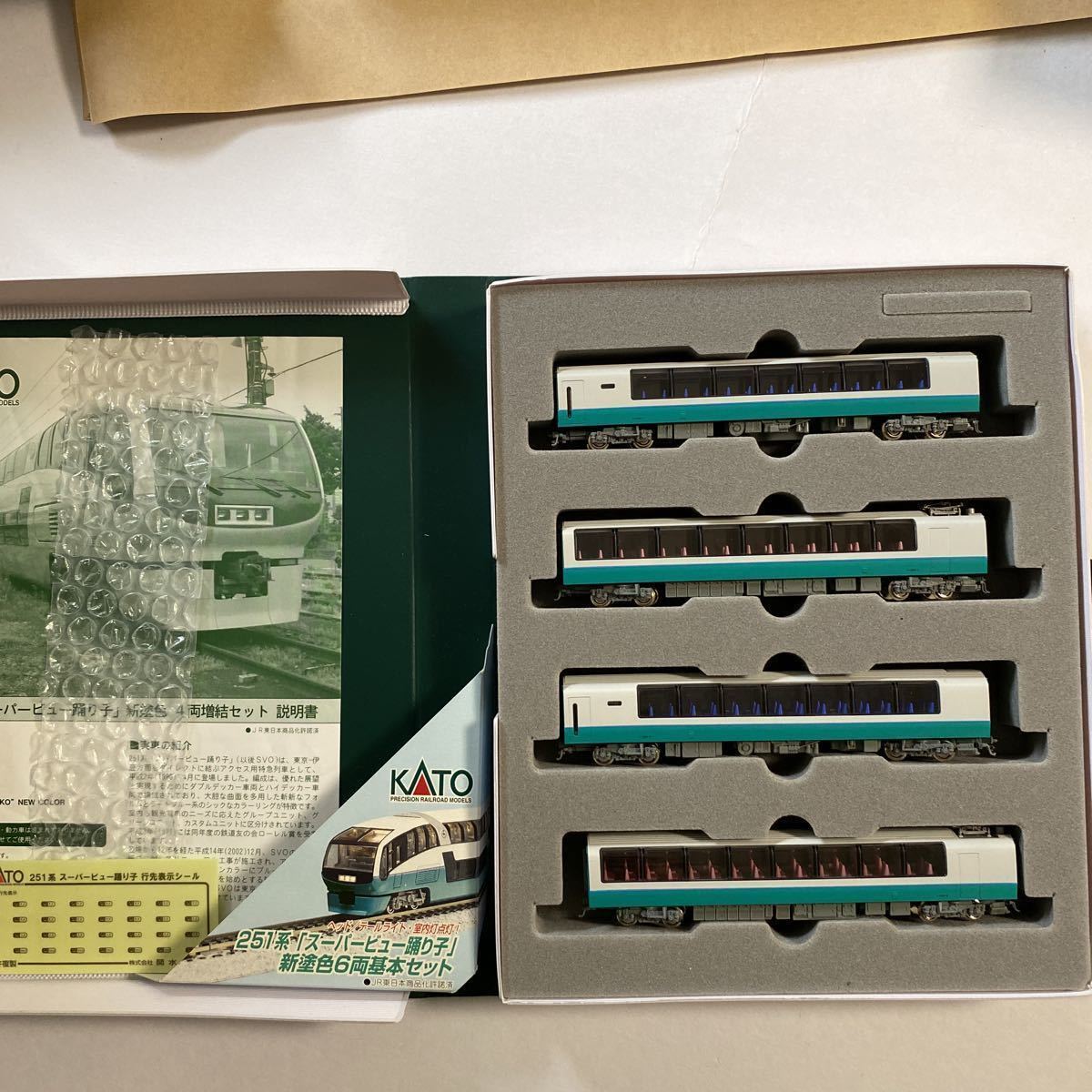 KATO 10-474・10-475 251系 スーパービュー踊り子 新塗色 基本・増結