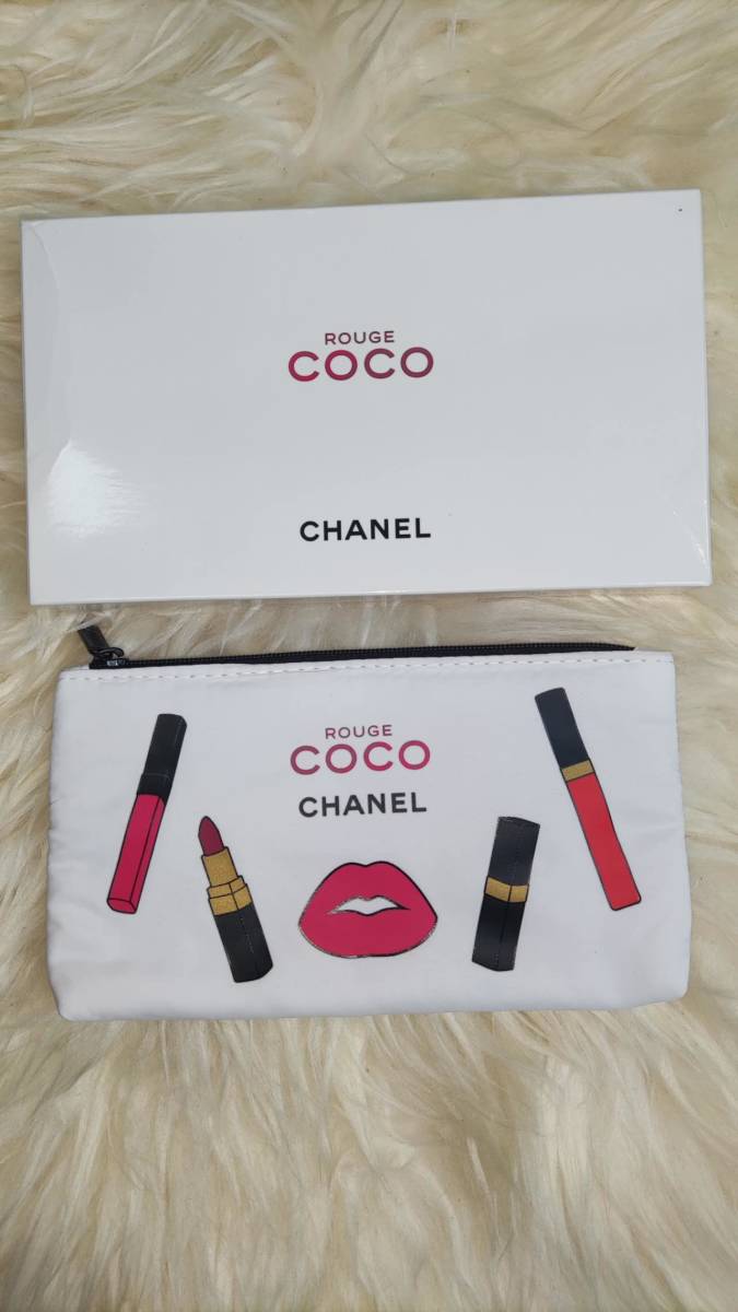 【爆買い，正規品】 シャネル ノベルティ COCO ルージュココ ポーチ レディースファッション シャネルの口紅ルージュココのデザインされたポーチ(ポーチ)｜売買されたオークション情報、yahooの商品情報をアー かばん、バッグ