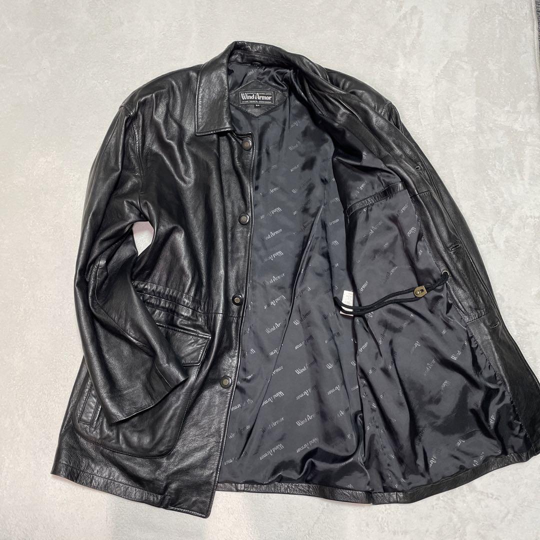 windarmorウインドアーマー 羊革レザーライダース Lサイズ USED