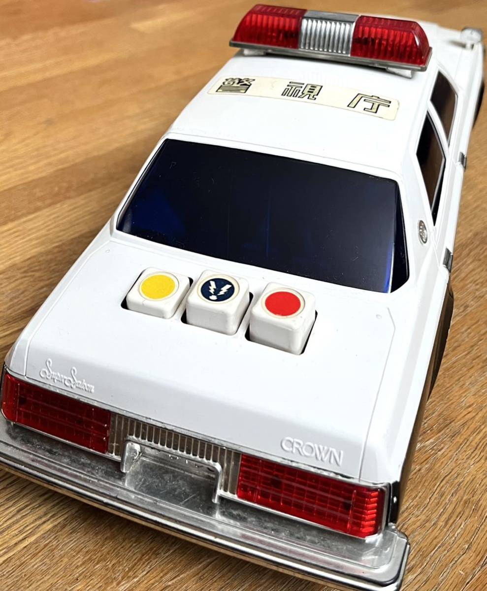 トヨタ クラウン スーパーサルーン パトカー ミニカー ジャンボサイズ