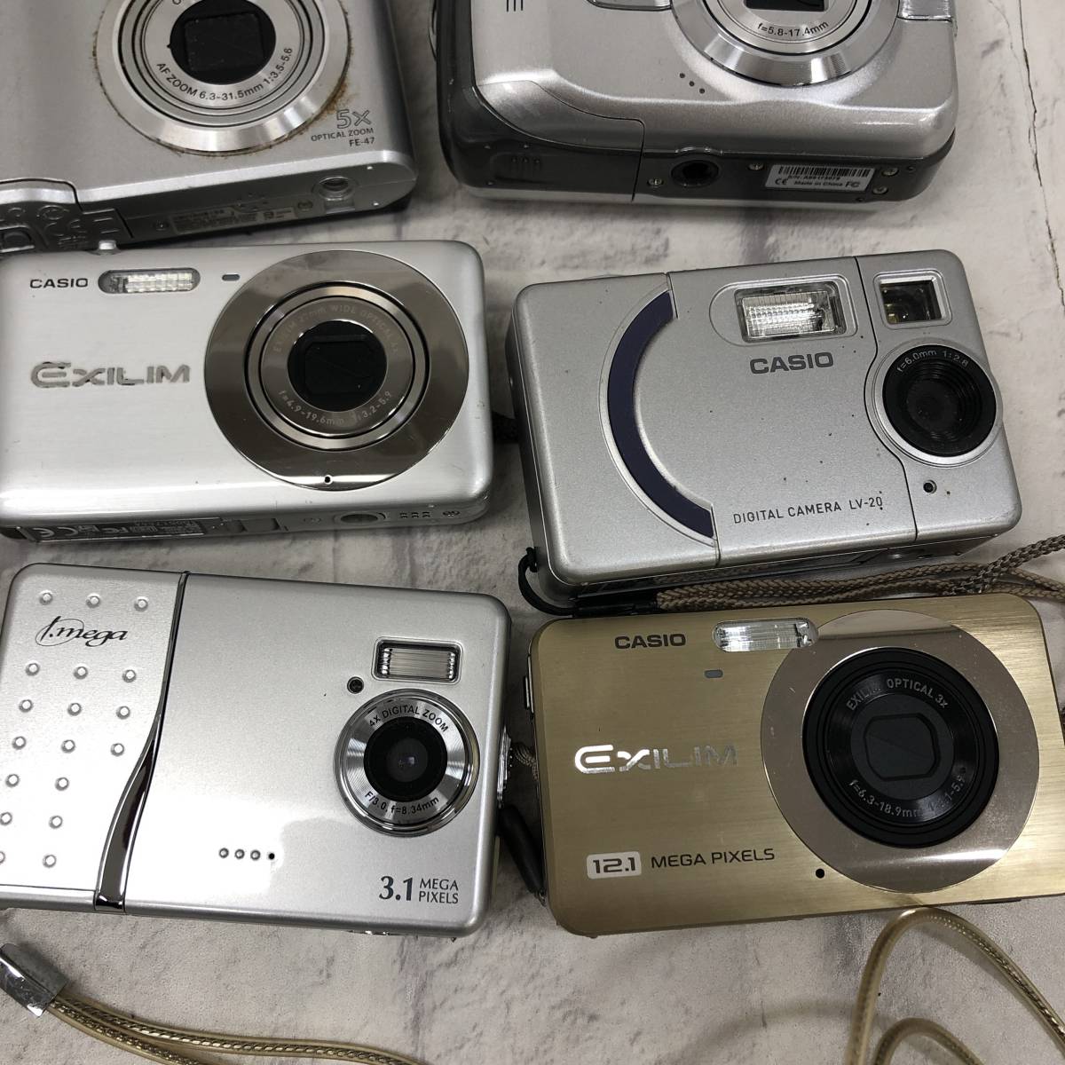 デジカメ4点 CASIO EXILM Canon IXY LUMIX 【公式通販】