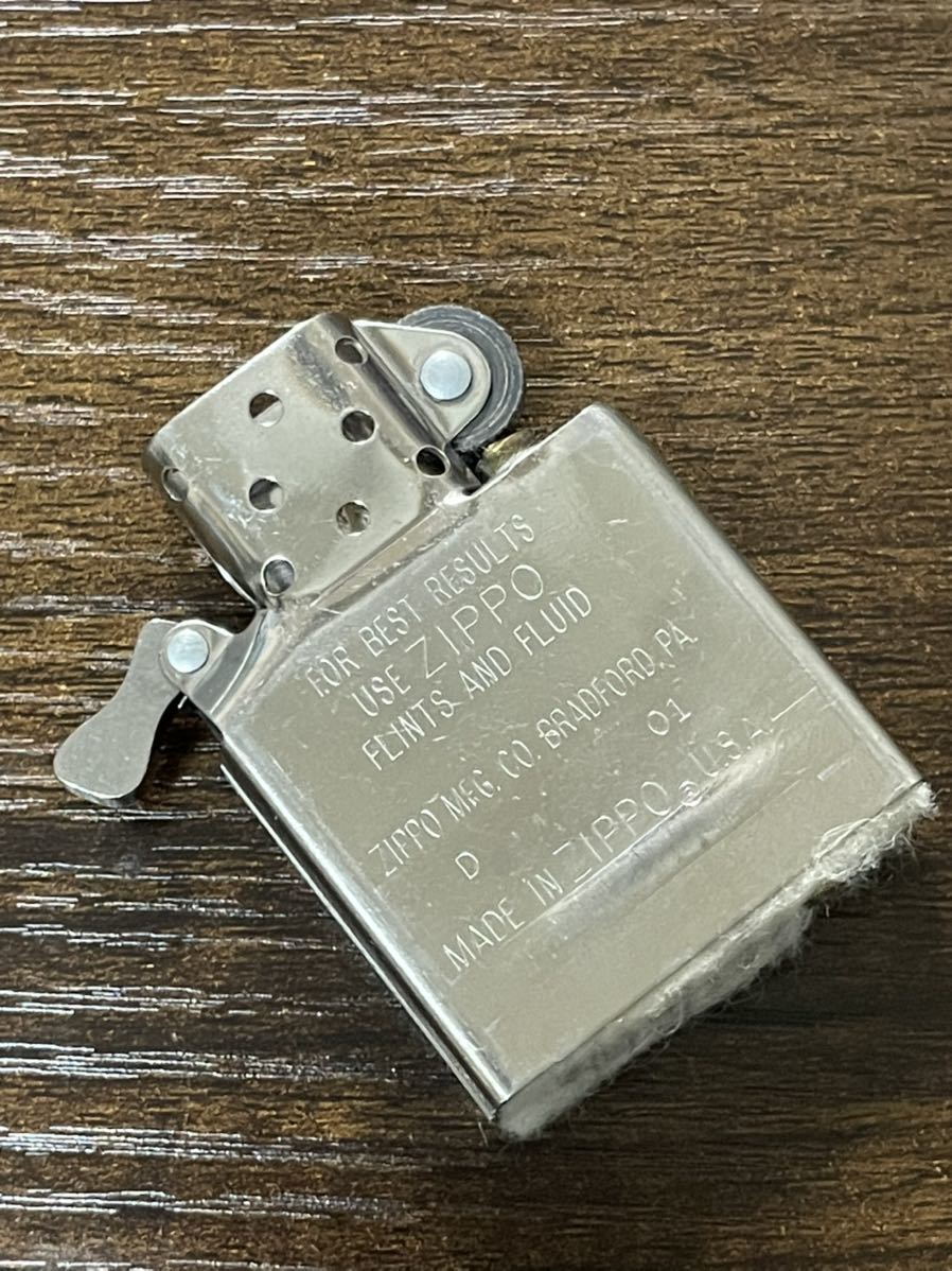 zippo solid Titanium ソリッドチタン 2001年製 希少品 デット zippo solid Titanium ソリッドチタン 2001年製 希少品 デット