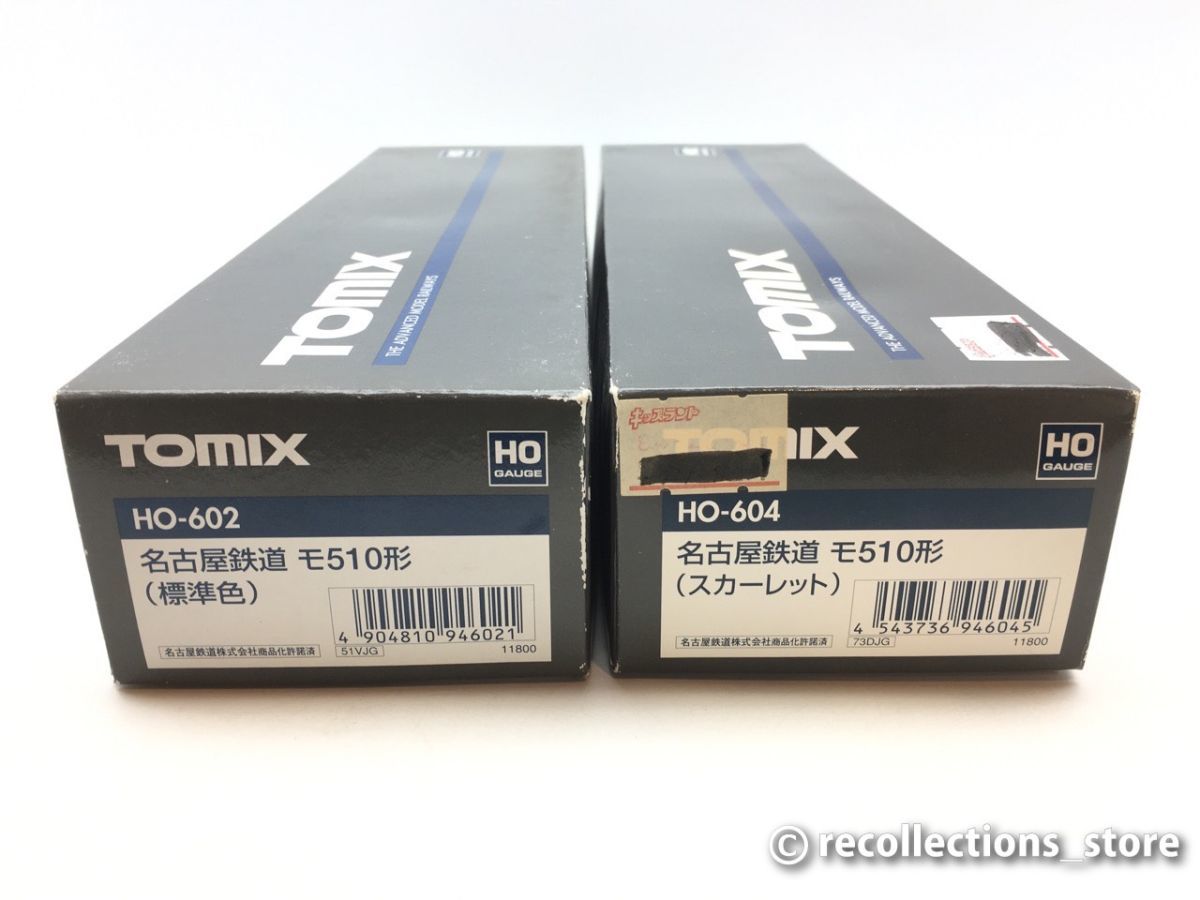 TOMIX HOゲージ 1/80 名古屋鉄道 モ510形 スカーレット HO-604 パーツ使用 他 ※まとめて取引・同梱不可 [AM7315w]