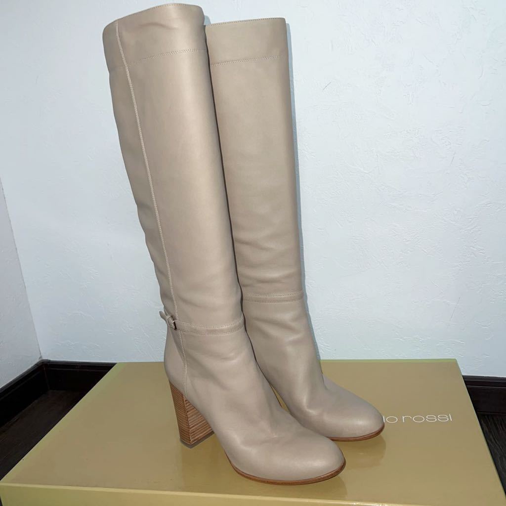 セルジオロッシ ロングブーツ 38美品 - 中古】美品 Sergio Rossi セルジオロッシ ロングブーツ 38美品 - 中古】美品 Sergio Rossi