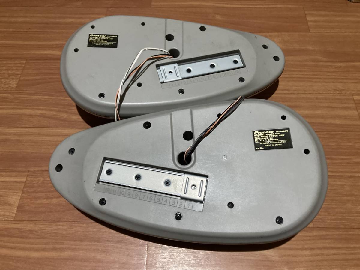 送料無料！パイオニア PIONEER カロッツェリア carrozzeria TS-X480G イルミ付き！旧車 当時物_6