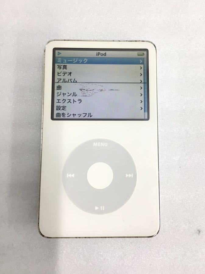 iPod classic A1136 60GB Apple アイポッド 画面に乱れあり 付属品無し