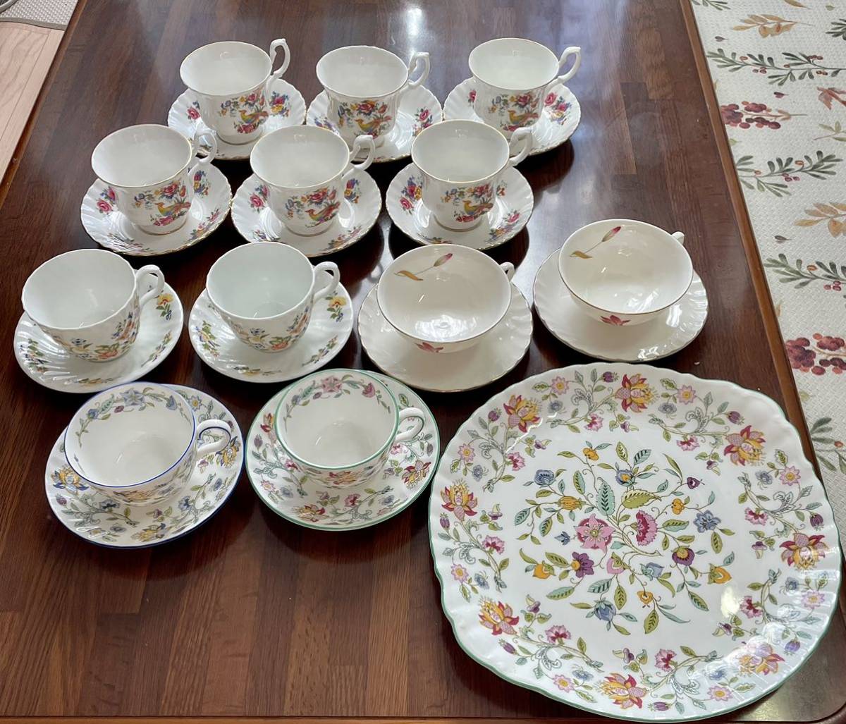 Aynsley Minton Rose Bone China Antique #5279 Fine Teacup Tea Cup 