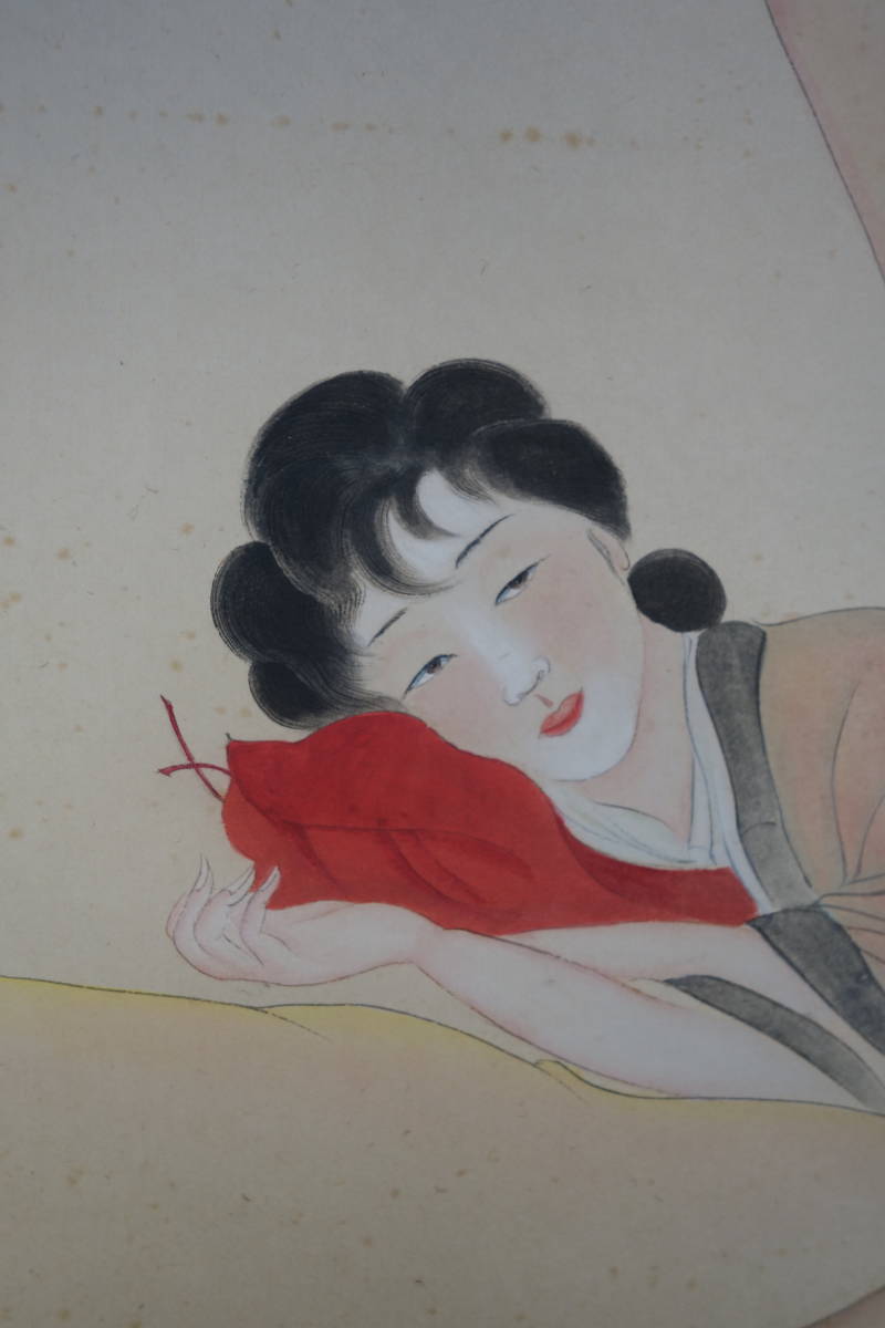 真作】中国書画 『近代画家張大千・山水図』肉筆紙本・掛け軸・書画