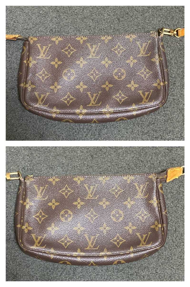 現状ジャンク品　LOUIS VUITTON ルイヴィトン モノグラム アクセソワール アクセサリーポーチ　ショルダー M51980　【J18134】 LOUIS VUITTON ルイヴィトン 2026年最新Yahoo モノグラムナイル 現状渡し