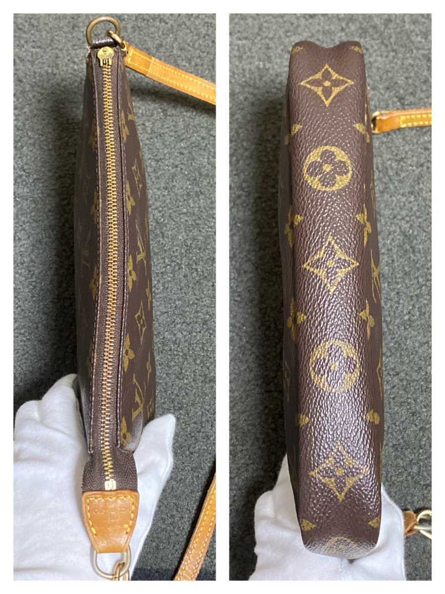 現状ジャンク品　LOUIS VUITTON ルイヴィトン モノグラム アクセソワール アクセサリーポーチ　ショルダー M51980　【J18134】 LOUIS VUITTON ルイヴィトン 2026年最新Yahoo モノグラムナイル 現状渡し