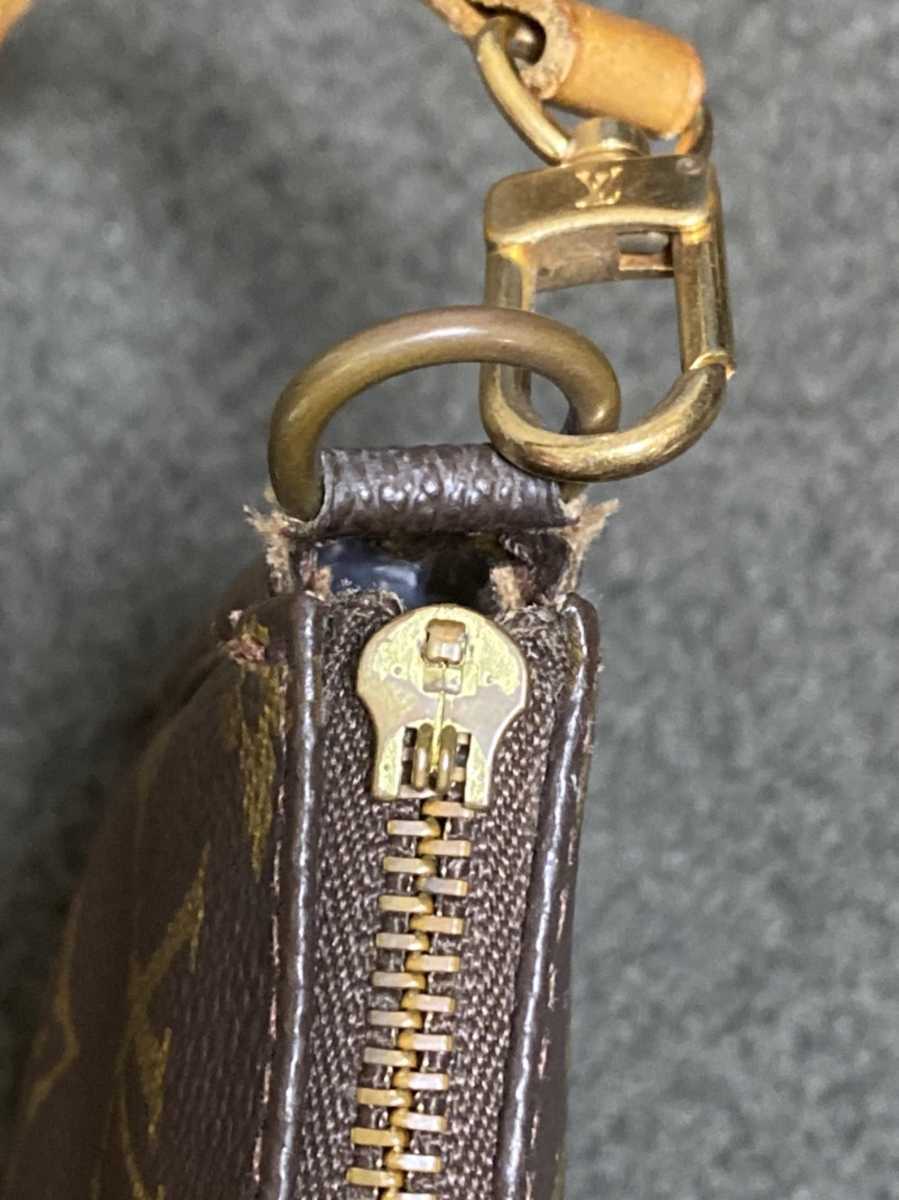 現状ジャンク品　LOUIS VUITTON ルイヴィトン モノグラム アクセソワール アクセサリーポーチ　ショルダー M51980　【J18134】 LOUIS VUITTON ルイヴィトン 2026年最新Yahoo モノグラムナイル 現状渡し