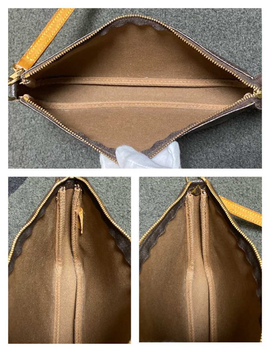 現状ジャンク品　LOUIS VUITTON ルイヴィトン モノグラム アクセソワール アクセサリーポーチ　ショルダー M51980　【J18134】 LOUIS VUITTON ルイヴィトン 2026年最新Yahoo モノグラムナイル 現状渡し