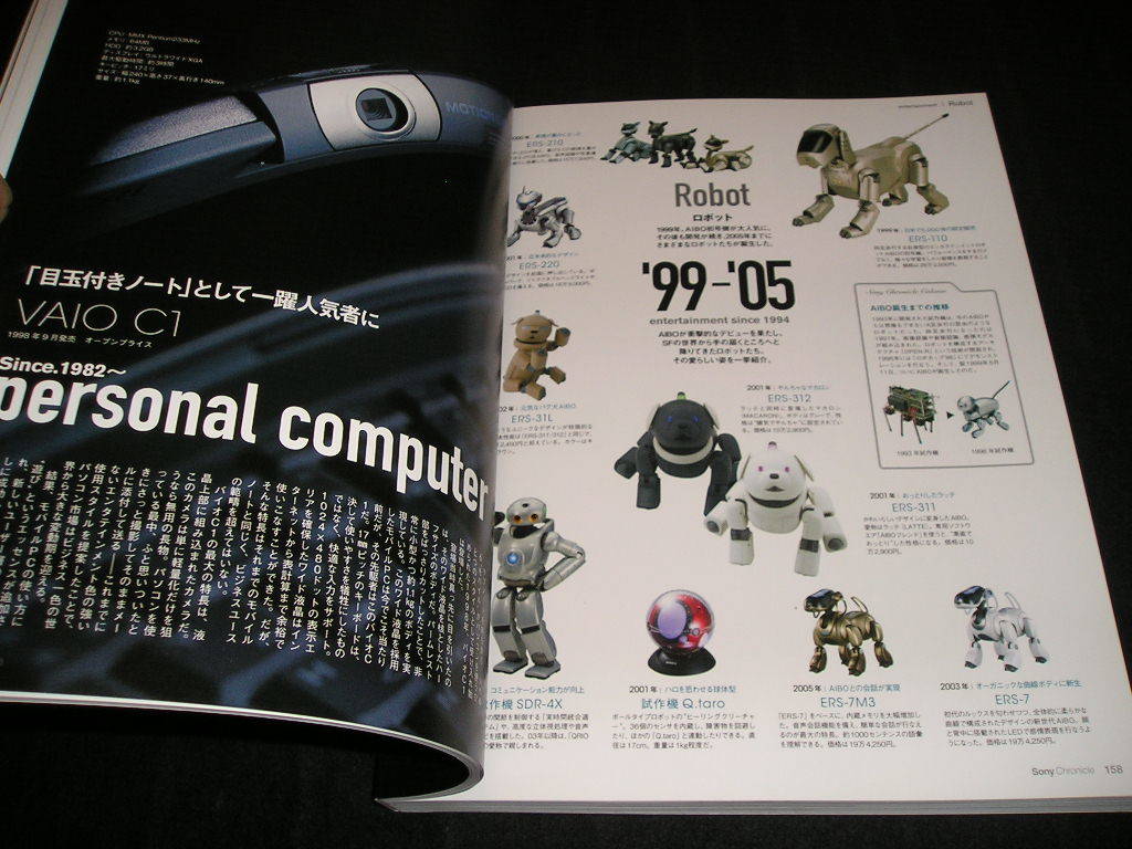 Sony Chronicle ソニークロニクル 2010 ソニー製品65年の記録