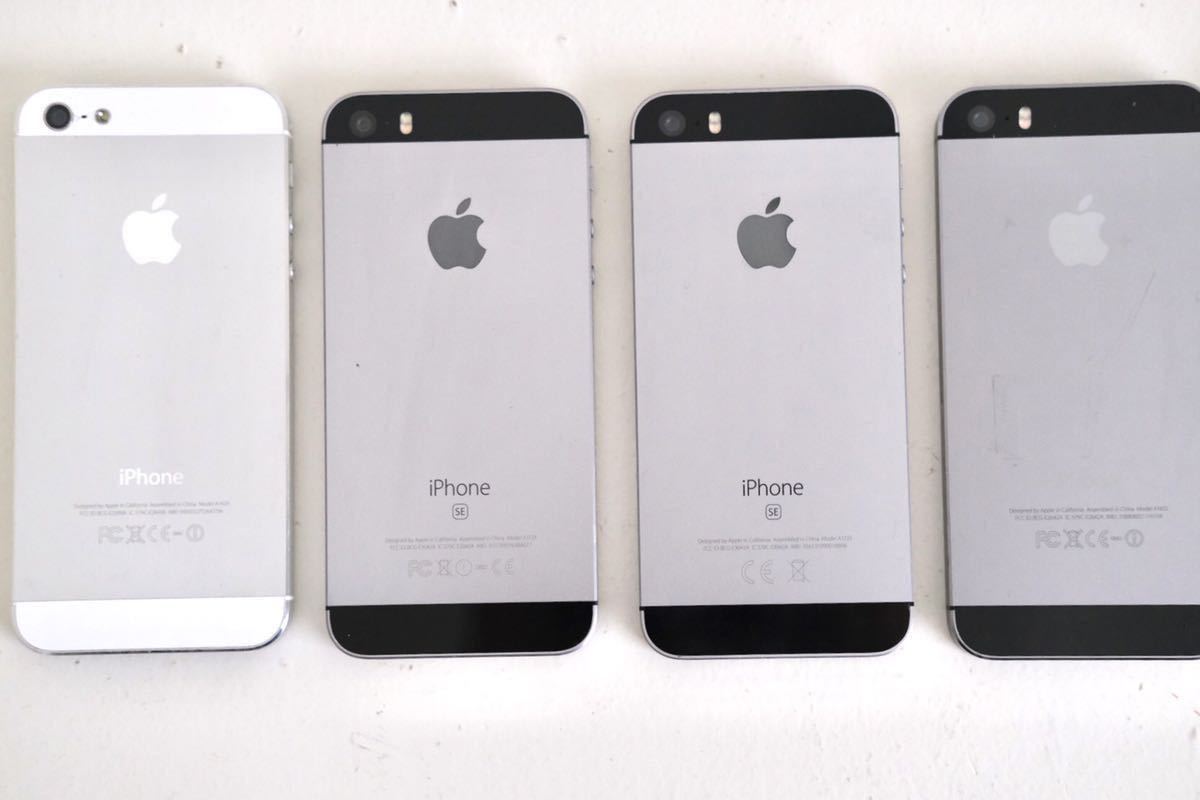 Apple iPhone 本体 7台まとめて ジャンク iPhone5S iPhone5 iPhone4S