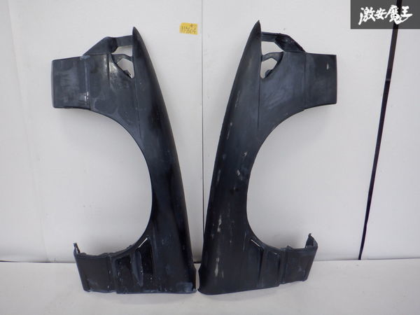 お買い得，新品 アウトレット品 社外 S13 シルビア SR20DET フロント フェンダー エアロ ダクト有 黒ゲル仕上げ 左右セット ノーマルワイド量(その他)｜売買されたオークション情報、yahooの商品情報をアーカイ 三菱用
