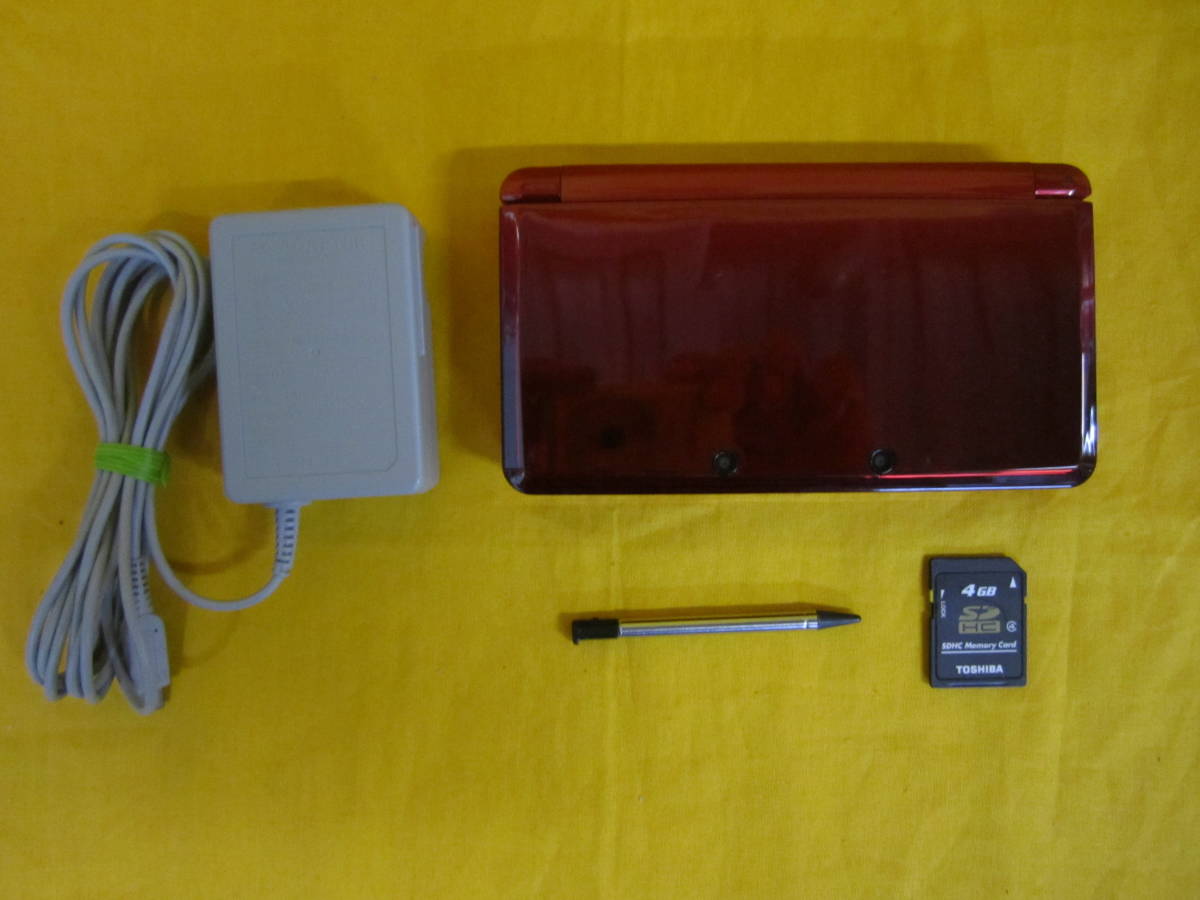 本体 ニンテンドー3DS - LL 動作確認済ニンテンドー3DS レッド LL本体 