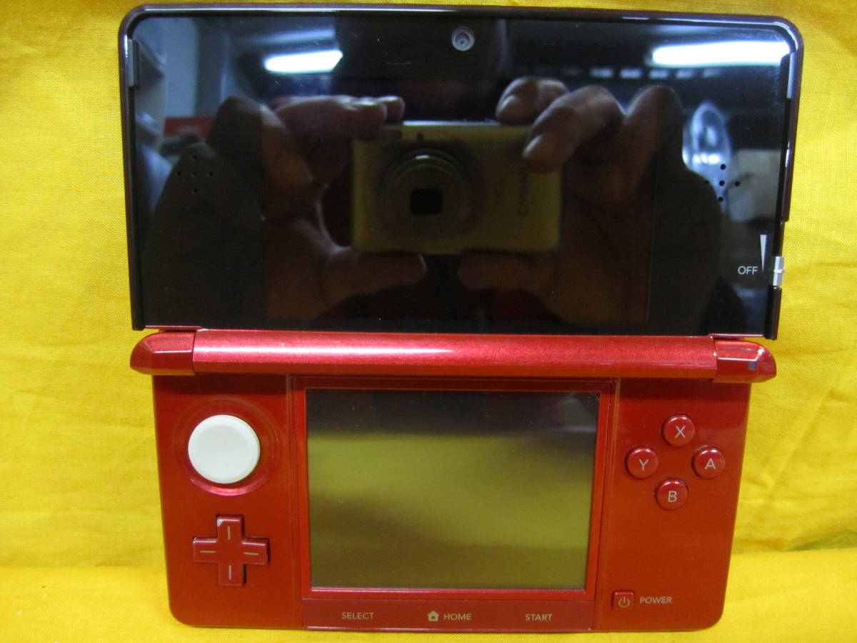 本体 ニンテンドー3DS - LL 動作確認済ニンテンドー3DS レッド LL本体 