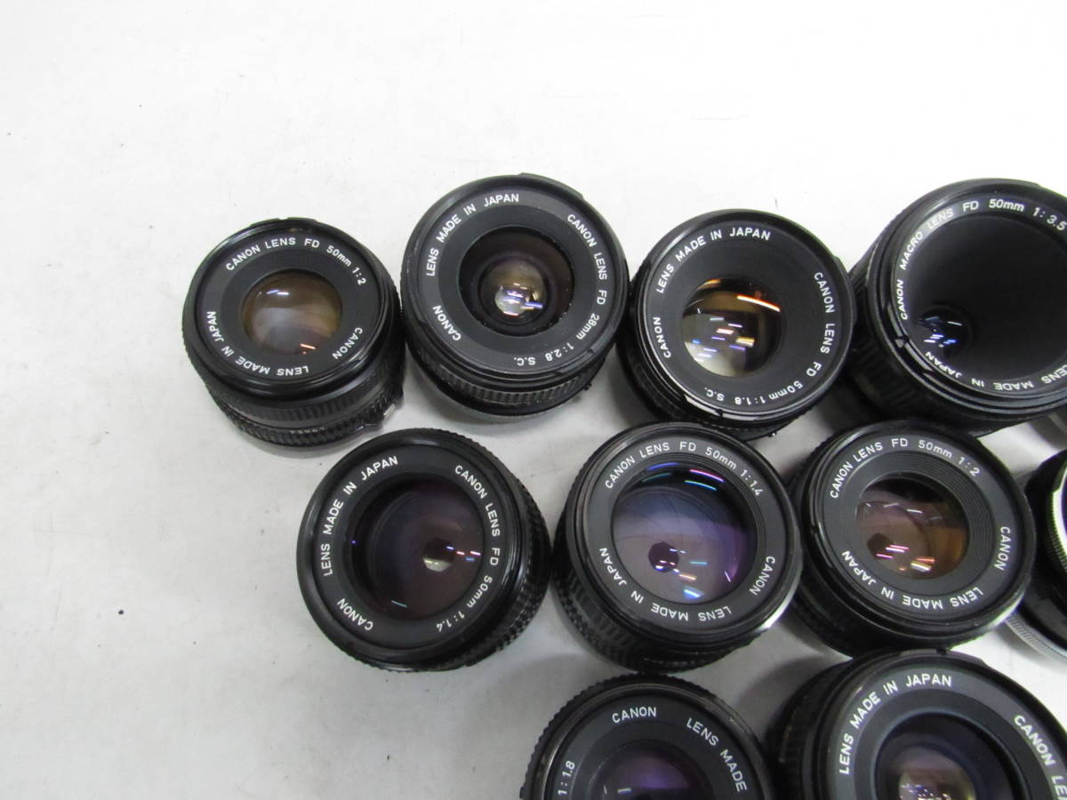 Canon Canonet 整備品、テスト撮影済み　883814 S-6024 単焦点カメラレンズ Canon キャノン 11点 まとめセット 2.8
