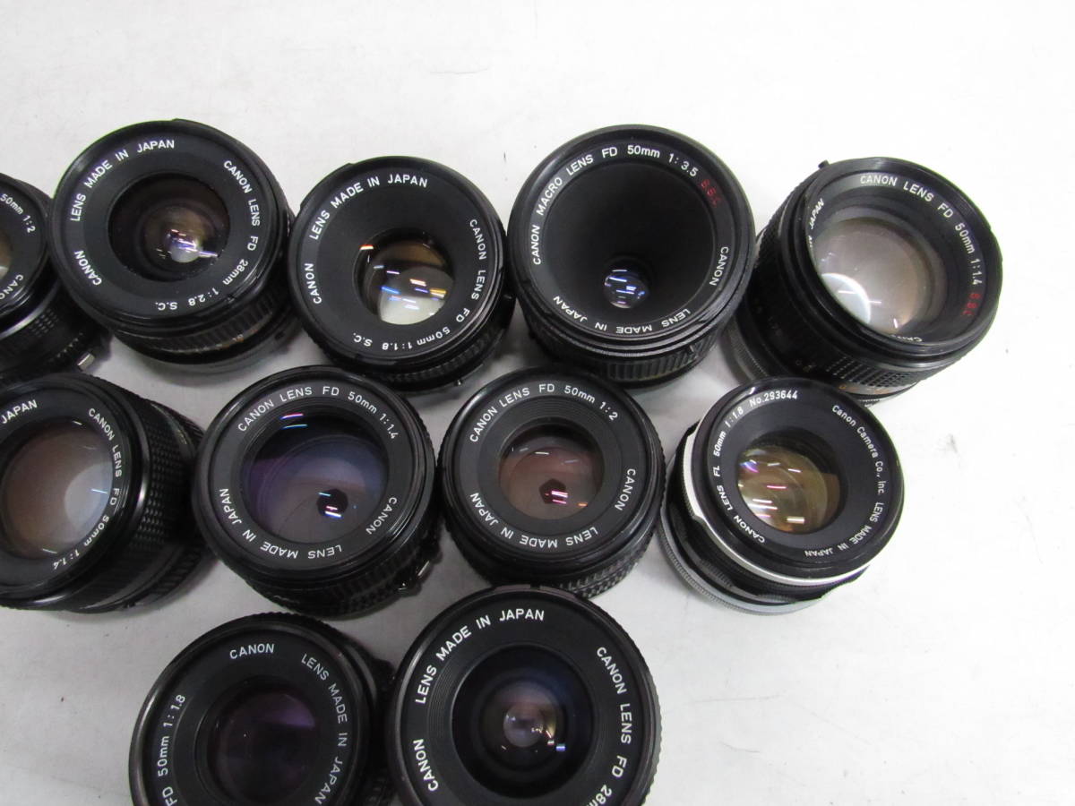 S-6024 単焦点カメラレンズ Canon キャノン 11点 まとめセット 2.8