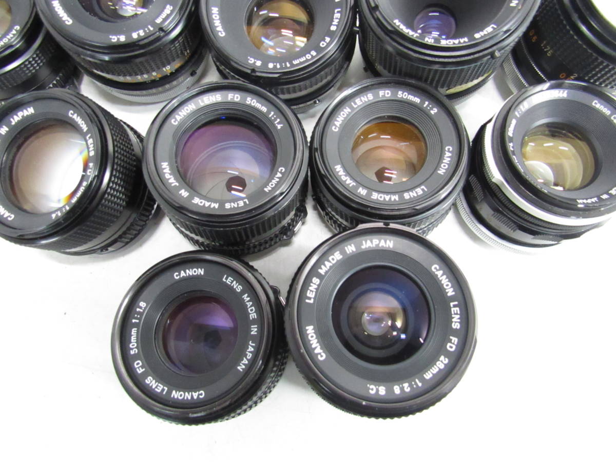 S-6024 単焦点カメラレンズ Canon キャノン 11点 まとめセット 2.8