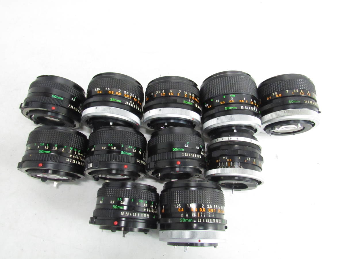 S-6024 単焦点カメラレンズ Canon キャノン 11点 まとめセット 2.8