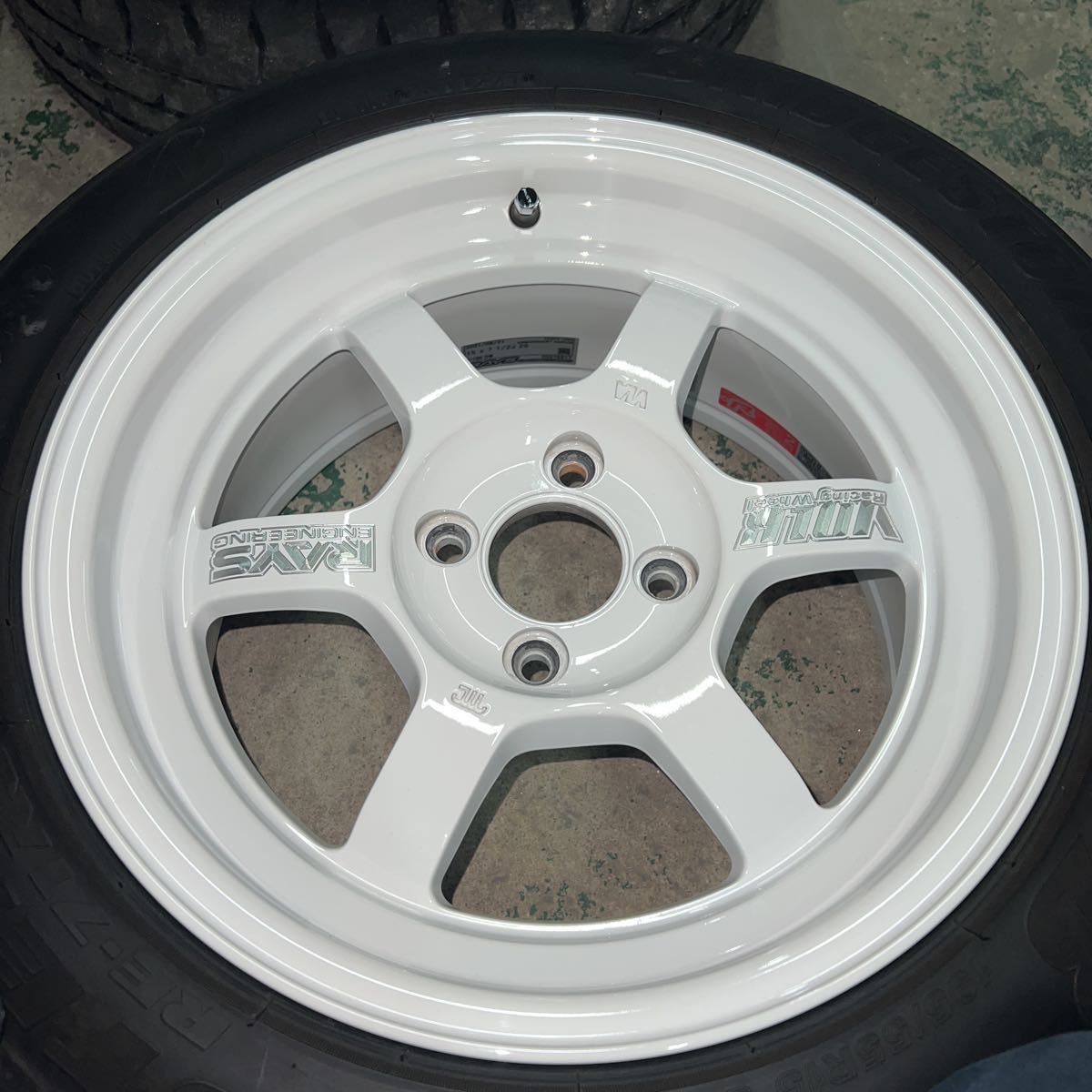 TE37V RAYS 10th anniversary 15インチ 7.5J ＋25 ホイール 4穴(社外品 