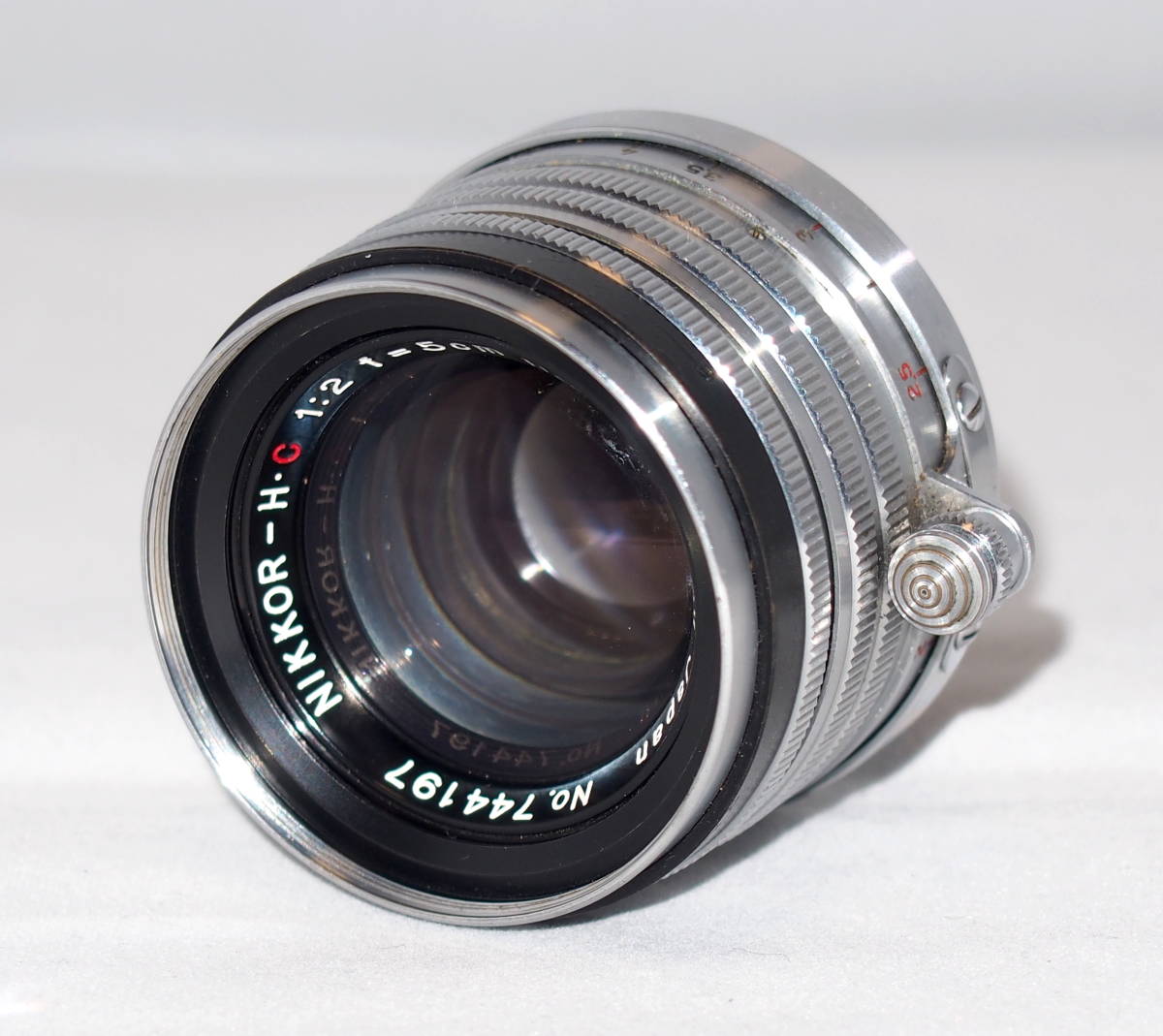 ☆希少☆ ニコン Nikon NIKKOR-H.C 5cm F2 黒帯 Nippon Kogaku Japan L