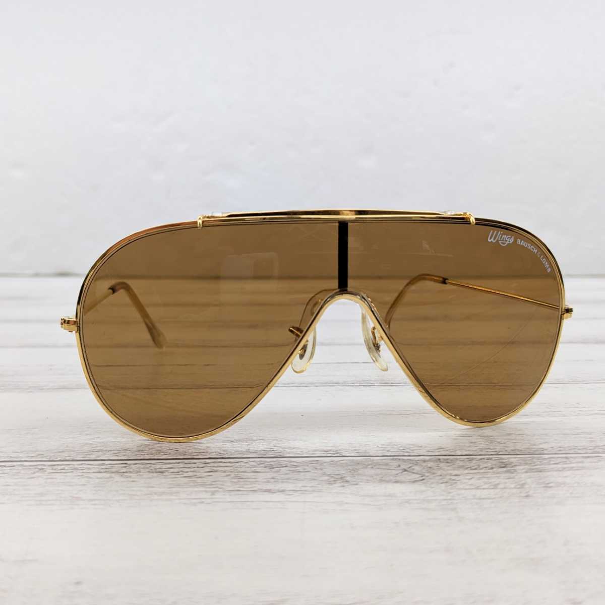 ∀ 希少 美品 80S B&L Ray-Ban サングラス ボシュロム レイバン WINGS 