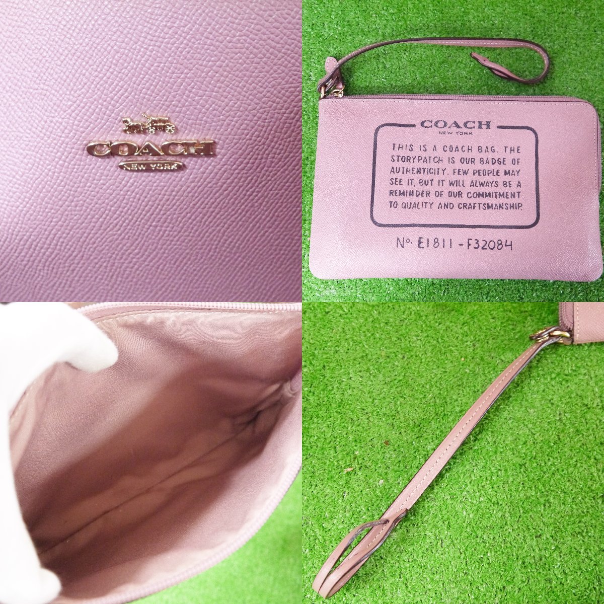 &frasl; COACH コーチF32084 質屋かんてい局オンラインショップ 小牧店 COACH(コーチ) トートバッグ&frasl;PVC&frasl;BRW&frasl;総柄&frasl;F32084&frasl;レディース (コーチ) ノース／サウス ショルダーポーチ 中古・古着通販COACH 鞄 c21-1212 かんてい局小牧店 質屋 ブラウン