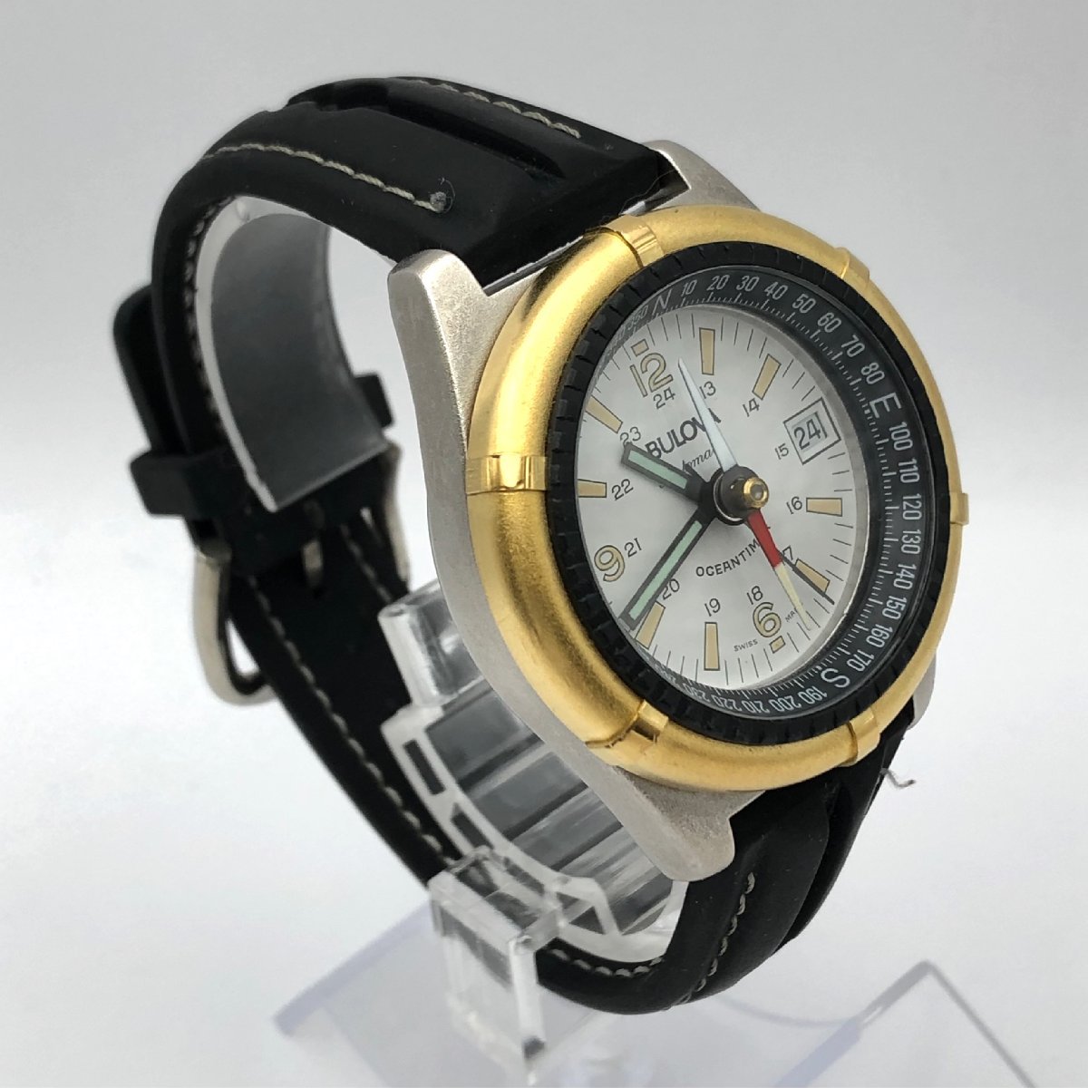 1円～/BULOVA/ブローバ/OCEANTIMER/オーシャンタイマー/デイト/自動巻 