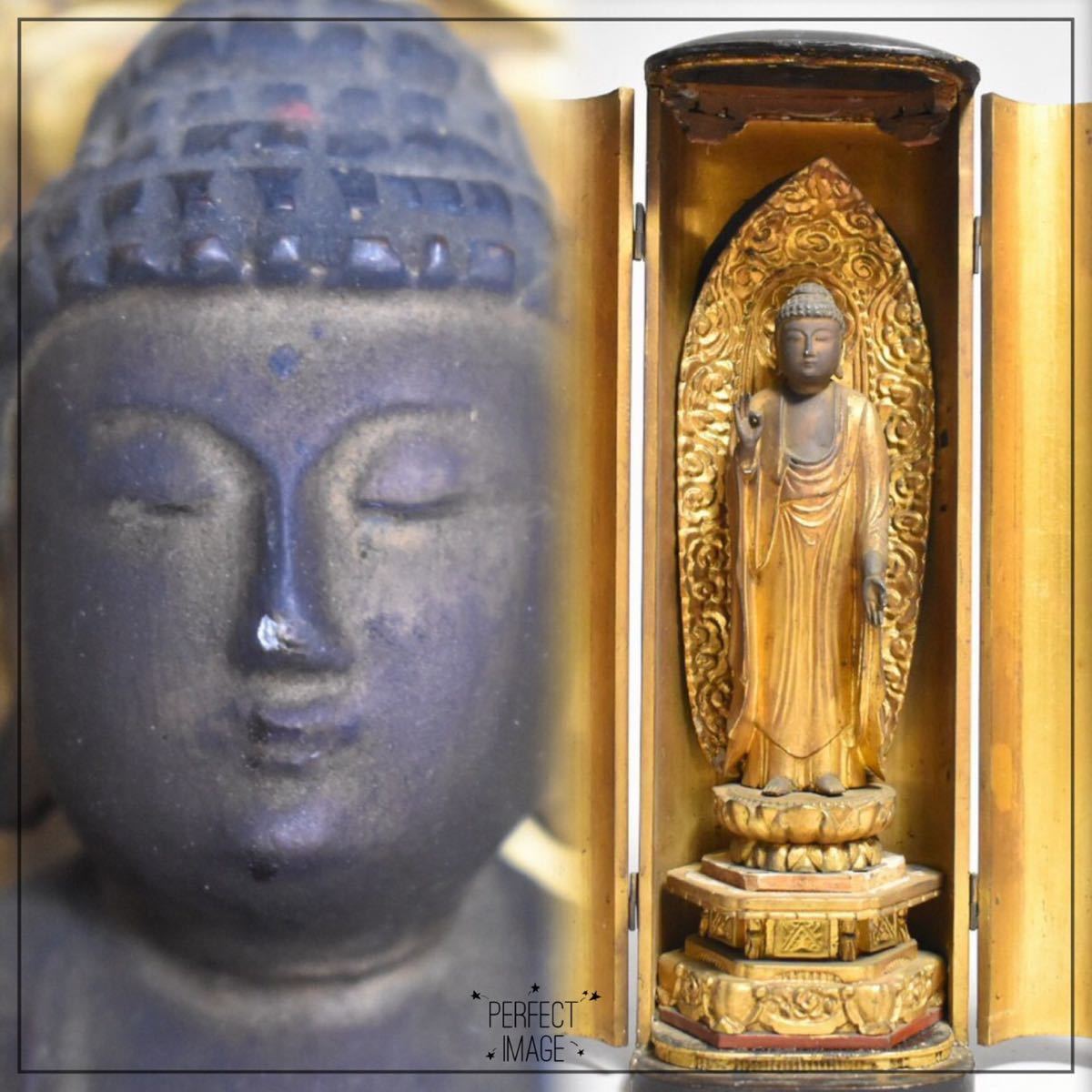 骨董木彫仏 蔵出初】 大黒天 L1229C4