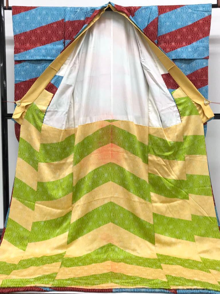 舞妓 別注品 引き摺り 都をどり 八百屋お七 裾引き 振袖 引き振袖