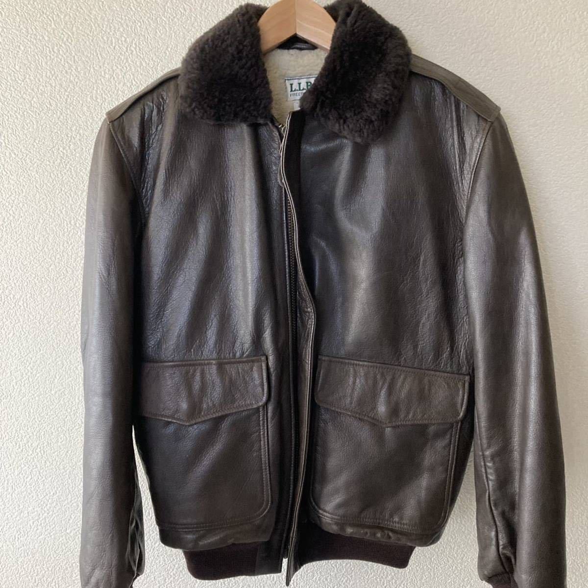 中田圭佑 着 80s エルエルビーン レザー A-2 フライト ジャケット M 1 