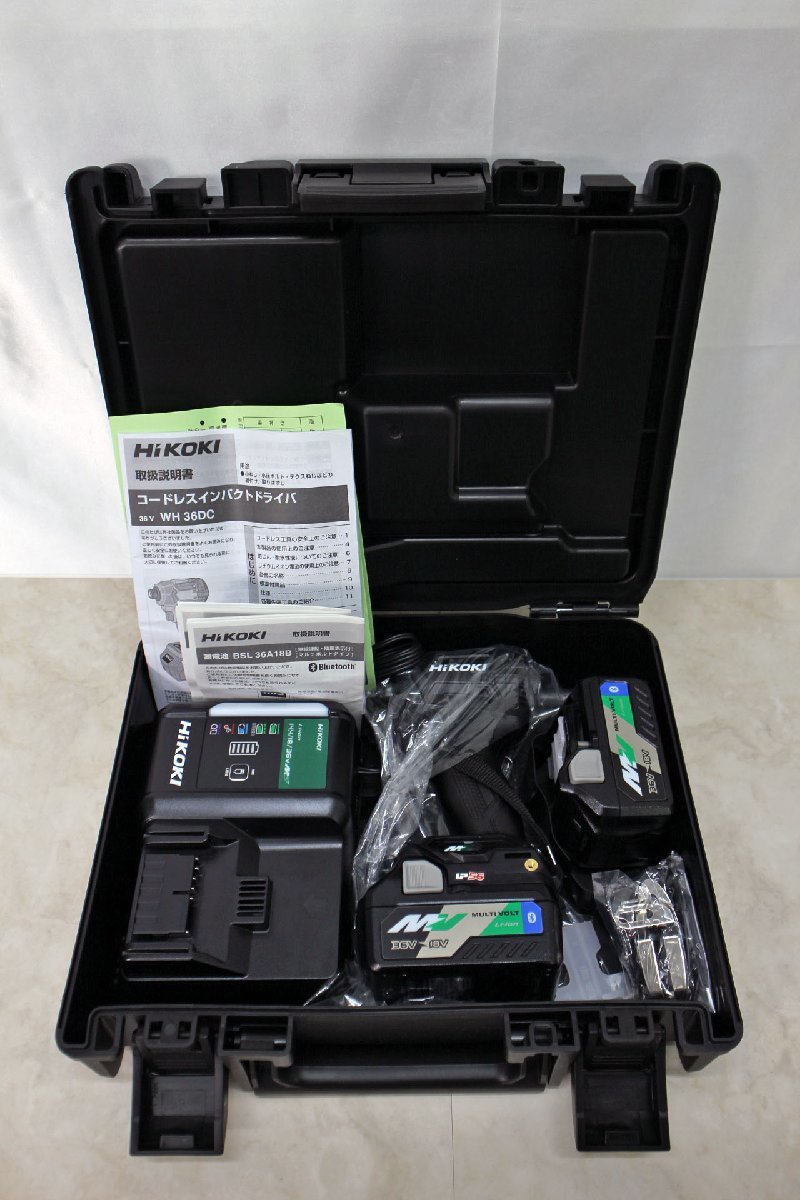 100%新品，定番 品 ハイコーキ コードレスインパクトドライバ WH36DC 2XPBS ストロングブラック 10422102209748NM(本体)｜売買されたオークション情報、yahooの商品情報をアーカイブ公開 - オークファン インパクトドライバ