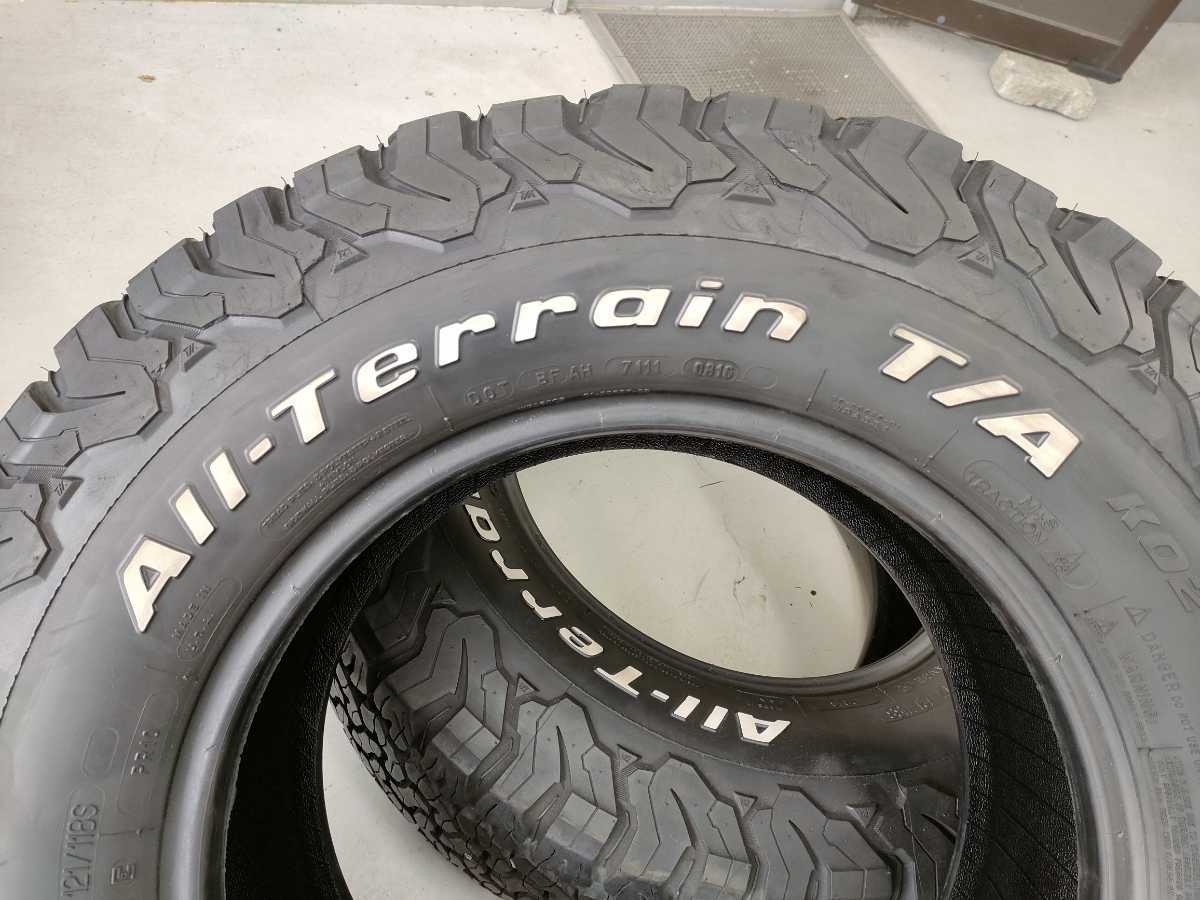 BFグッドリッチオールテレーン 265/70R17 4本セット 中古タイヤ バリ山 