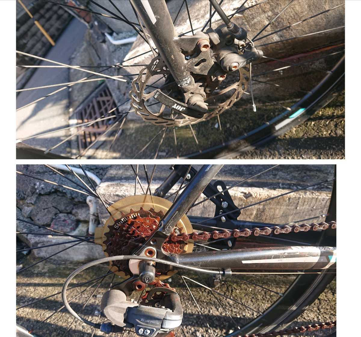 ネクスタイル NEXTYLE ロードバイク 前3段 後7段 700C シート破れ 格安 