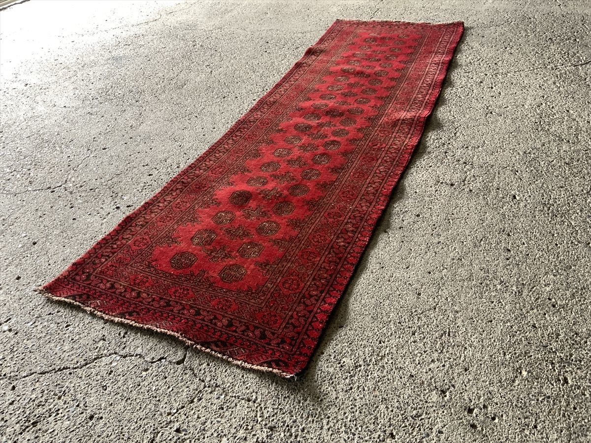 【人気SALE，送料無料】 ランナー 250&times;78cm アフガニスタン産 絨毯 ラグ アンティーク家具 マジック トライバル 02ANMRL221116017E(カーペット一般)｜売買されたオークション情報、yahooの商品情報をアーカイブ公開 - オ カーペット一般