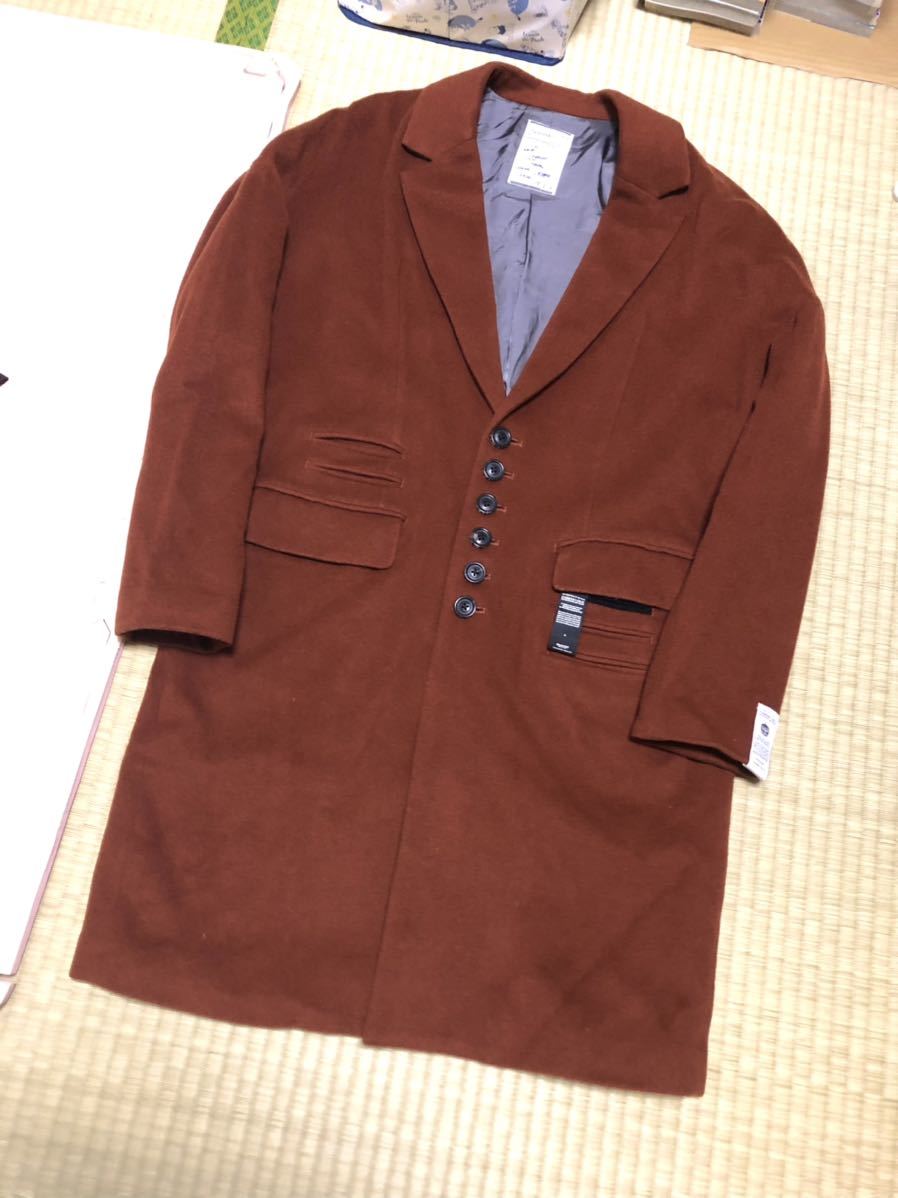 SHAREEF】シャリーフ カシミヤ ウール CHESTER COAT コート チェスター 
