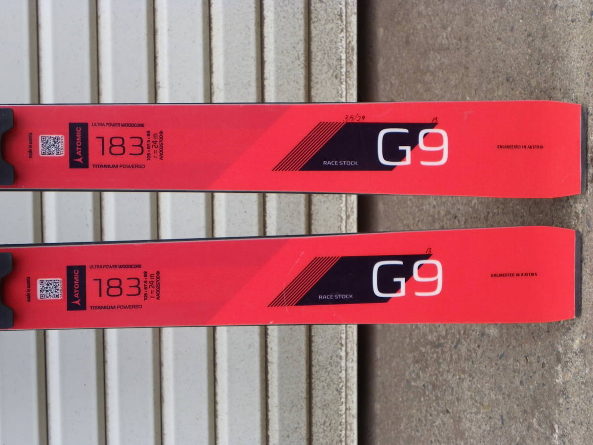極上品 ATOMIC REDSTER G9 RS G9 RS REDSTER ウィンタースポーツ