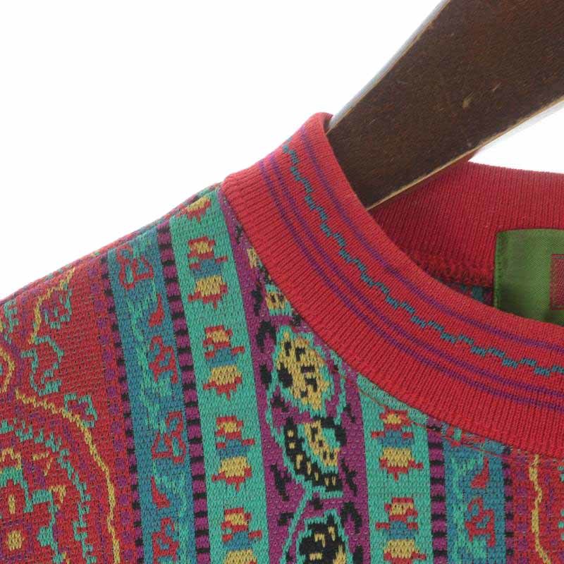 ケンゾー KENZO GOLF ニット セーター プルオーバー コットン 総柄