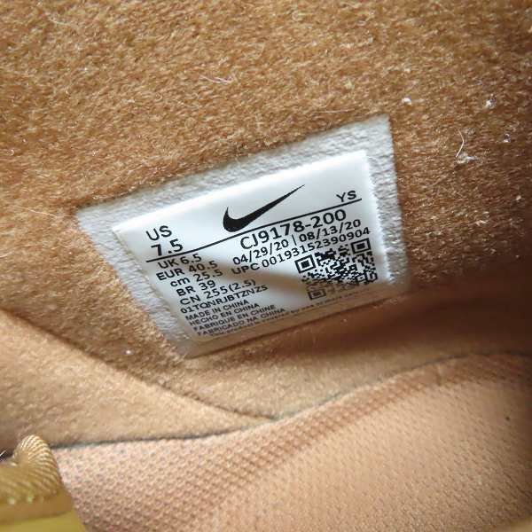 NIKE/ナイキ AIR FORCE 1 HIGH '07 WB/エア フォース 1 ハイ CJ9178-200/25.5 /080 0 ナイキ HIGH sail 26cm (NIKE