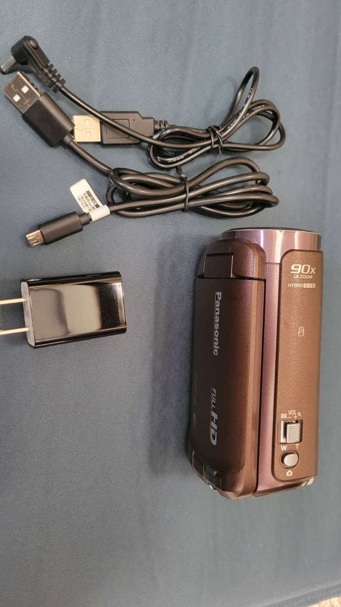 パナソニック ビデオカメラ HC-W570M-T （ブラウン）　★望遠光学50倍/iAズーム90倍 デジタルズーム150倍～500倍 ブラウン HDビデオカメラ HC-W570M-T ビデオカメラ 極美品 0
