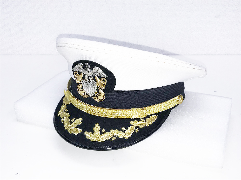 【バンクロフト帽 米海軍左官級制帽】 米軍 BANCROFT 海軍