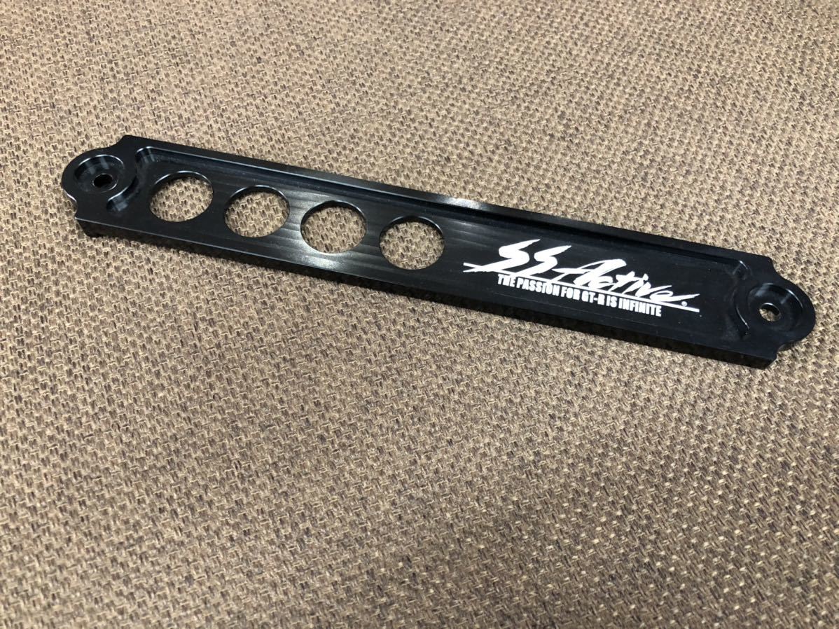SSactive スカイライン GTR BNR32 バッテリーステー ブラック