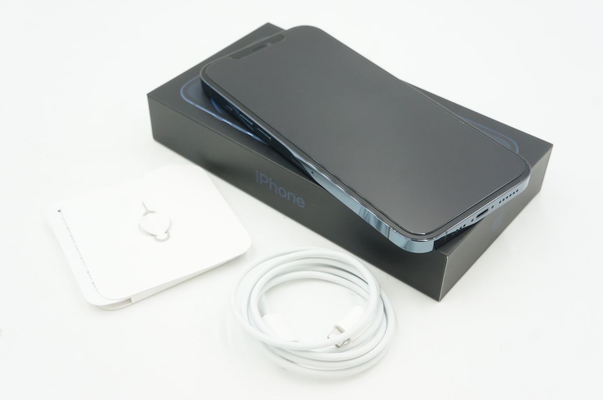 ★☆全額返金保証！最速発送！【iPhone 12 Pro Max 128GB MGCX3J/A SIMフリー バッテリー90%超！】★☆（202211-00043-Skaitori）