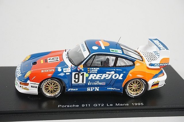 Spark スパーク 1/43 Porche ポルシェ 911 GT2 LM ルマン 1995 #91